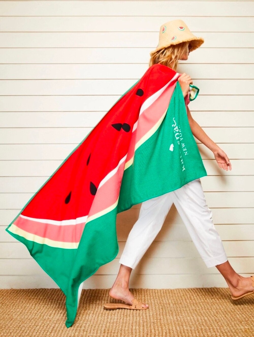 NWT Kate Spade Collectible 34"x64" Beach Towel Watermelon Lmtd Edtn Discontinued - Picture 4 of 4
